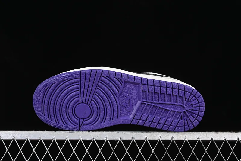 All categories Air Jordan Jordan series basketball shoes Air Jordan 1 Low G version pure original Air Jordan 1 Low "Purple" AJ1 Joe 1 white black purple low-top cultural casual sneakers HF5759-101